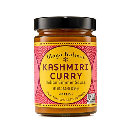 Marinades, Curry Paste, Sauce & Condiments - Maya Kaimal Kashmiri Curry Indian Simmer Sauce Mild