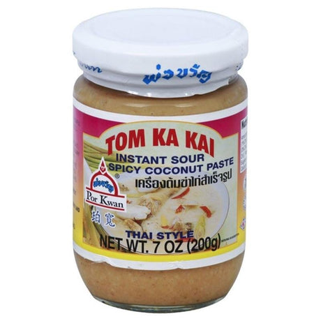 Marinades, Curry Paste, Sauce & Condiments - Por Kwan Tom Ka Kai Instant Spicy Coconut Paste