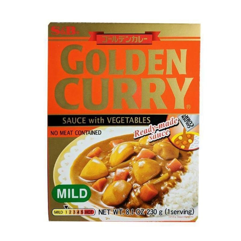 Marinades, Curry Paste, Sauce & Condiments - S&B Golden Curry Sauce With Vegetables Mild