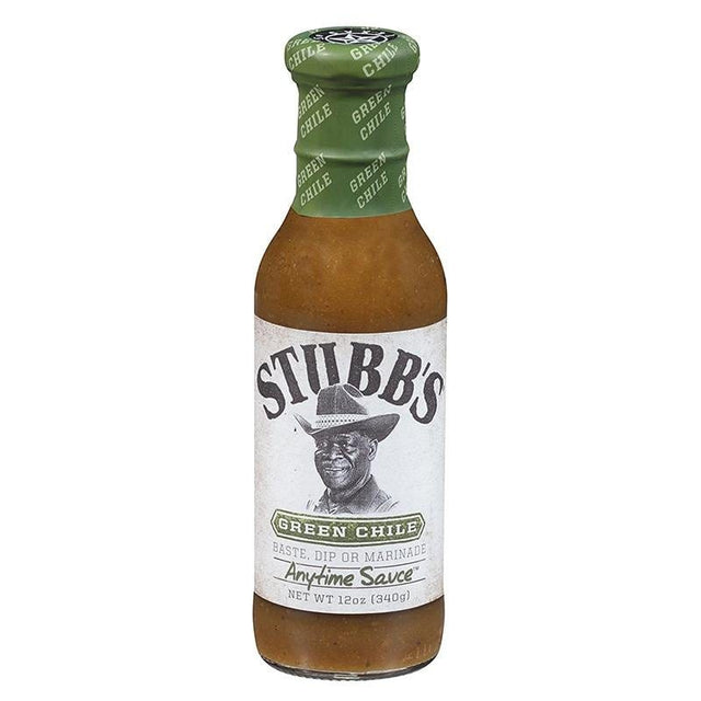 Marinades, Curry Paste, Sauce & Condiments - Stubb's Green Chile Dip Or Marinade Anytime Sauce