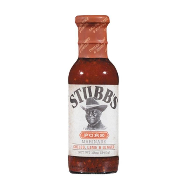 Marinades, Curry Paste, Sauce & Condiments - Stubb’s Pork Marinade Chili, Lime & Ginger