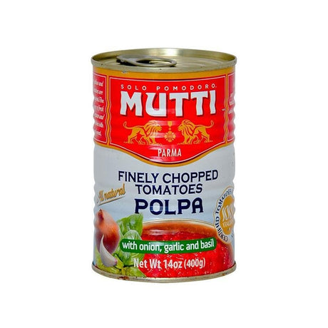 Mutti Finely Chopped Tomatoes with Onion, Garlic and Basil Polpa - hot sauce market & more