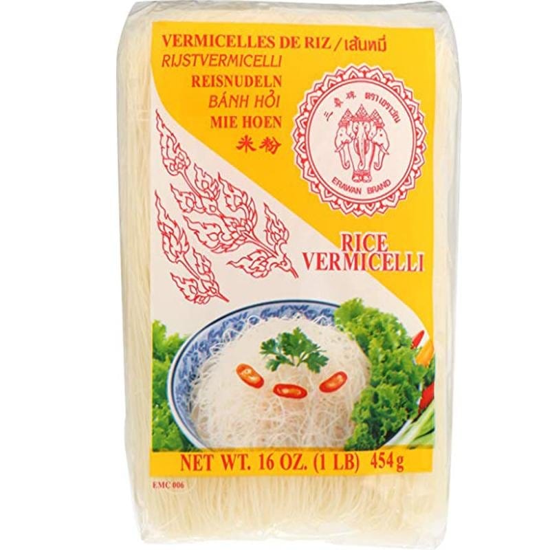 Noodles, Pasta, Vermicelli & Dry Wrappers - Erawan Rice Vermicelli