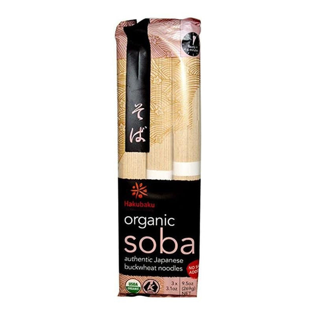 Noodles, Pasta, Vermicelli & Dry Wrappers - Hakubaku Organic Soba Noodles