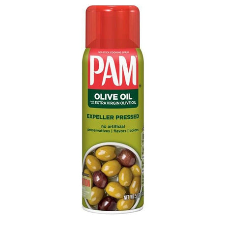 Oil-Edible - Pam Extra Virgin Olive Oil Expeller Pressed Cooking Spray