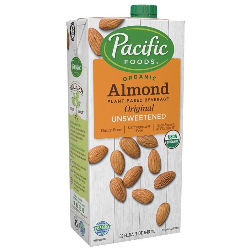 Pacific Organic Almond Original Unsweetened milk - hot sauce market & more