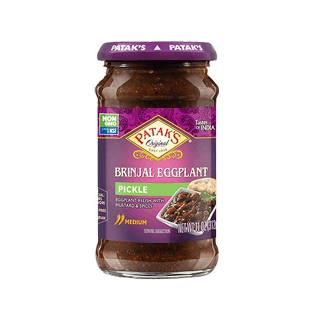 Pataks Brinjal Eggplant Pickle - hot sauce market & more