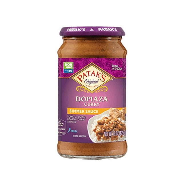 Patak's Dopiaza Curry Simmer Sauce - hot sauce market & more