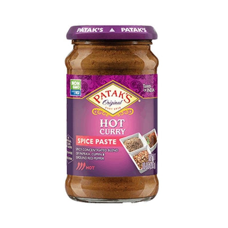 Patak's Hot Curry Spice Paste 10 oz - hot sauce market & more