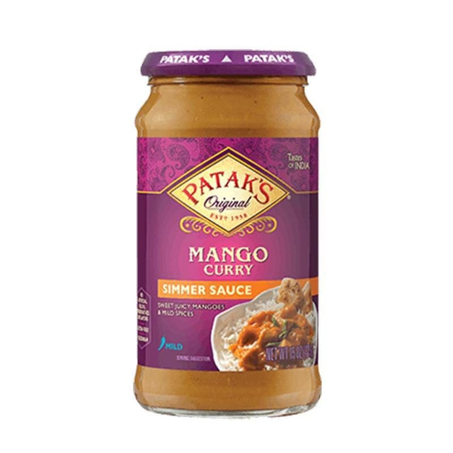 Patak's Mango Curry Simmer Sauce - hot sauce market & more