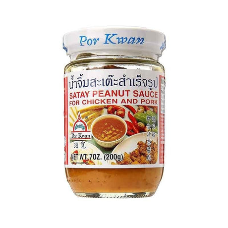 Por Kwan Satay Peanut Sauce for Chicken and Pork - hot sauce market & more