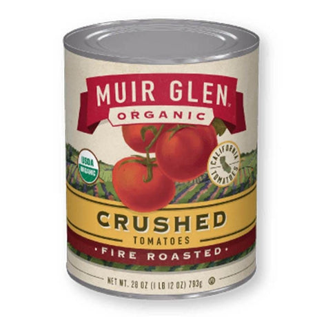 Sauces, Salsa, Paste & Marinades - Muir Glen Organic Crushed Tomatoes Fire Roasted