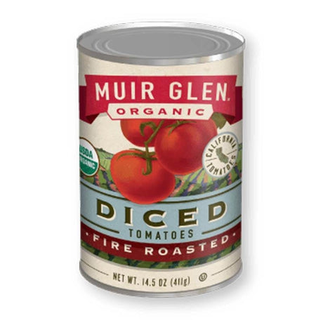 Sauces, Salsa, Paste & Marinades - Muir Glen Organic Diced Tomatoes Fire Roasted
