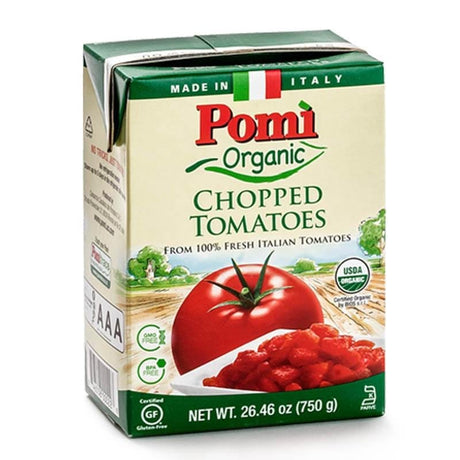Sauces, Salsa, Paste & Marinades - Pomi Organic Chopped Tomatoes