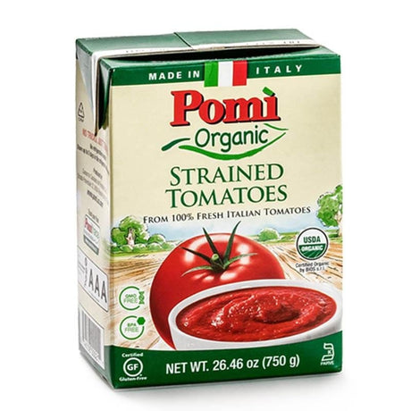 Sauces, Salsa, Paste & Marinades - Pomi Organic Strained Tomatoes