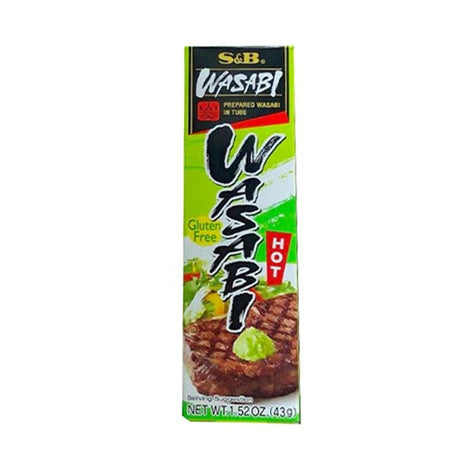 S&B Wasabi Prepared Wasabi In Tube Gluten Free Hot - hot sauce market & more