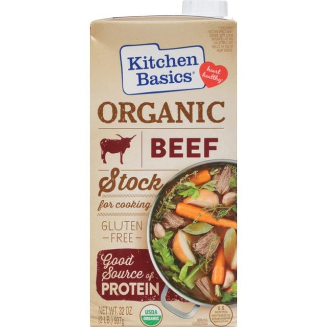 Soup Mix, Stocks, Broths & Boullions - Kitchen Basics Organic Beef Stock