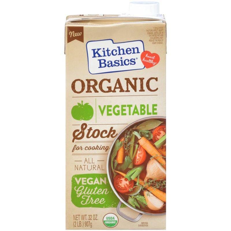 Soup Mix, Stocks, Broths & Boullions - Kitchen Basics Organic Vegetable Stock