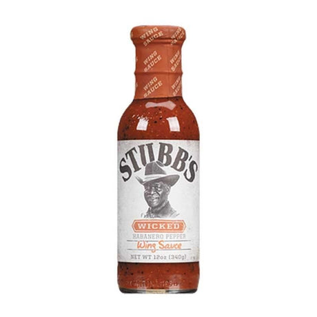 Stubb's Wicked Habanero Pepper Wing Sauce - hot sauce market & more