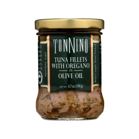 Tonnino Tuna Fillets with Oregano in Olive Oil - hot sauce market & more