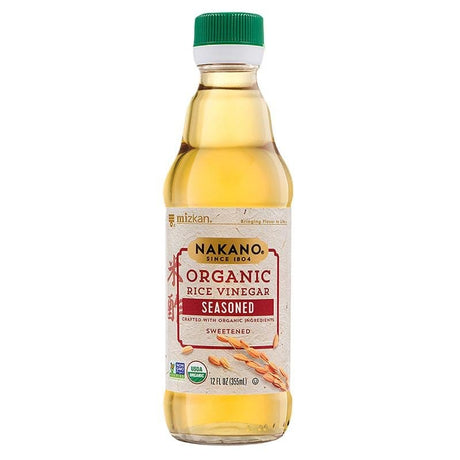 Vinegar, Balsamic Glace & Cooking Wine - Nakano Organic Rice Vinegar Seasoning Sweetened